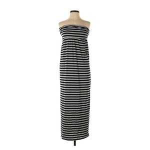 Allen Allen strapless,  striped maxi XS